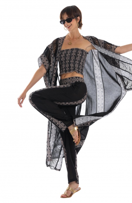 Lotusblumen-Crop-Top Poisson D'Amour - 9