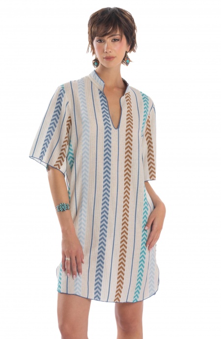 Caftan en lurex Riga Poisson D'Amour - 5