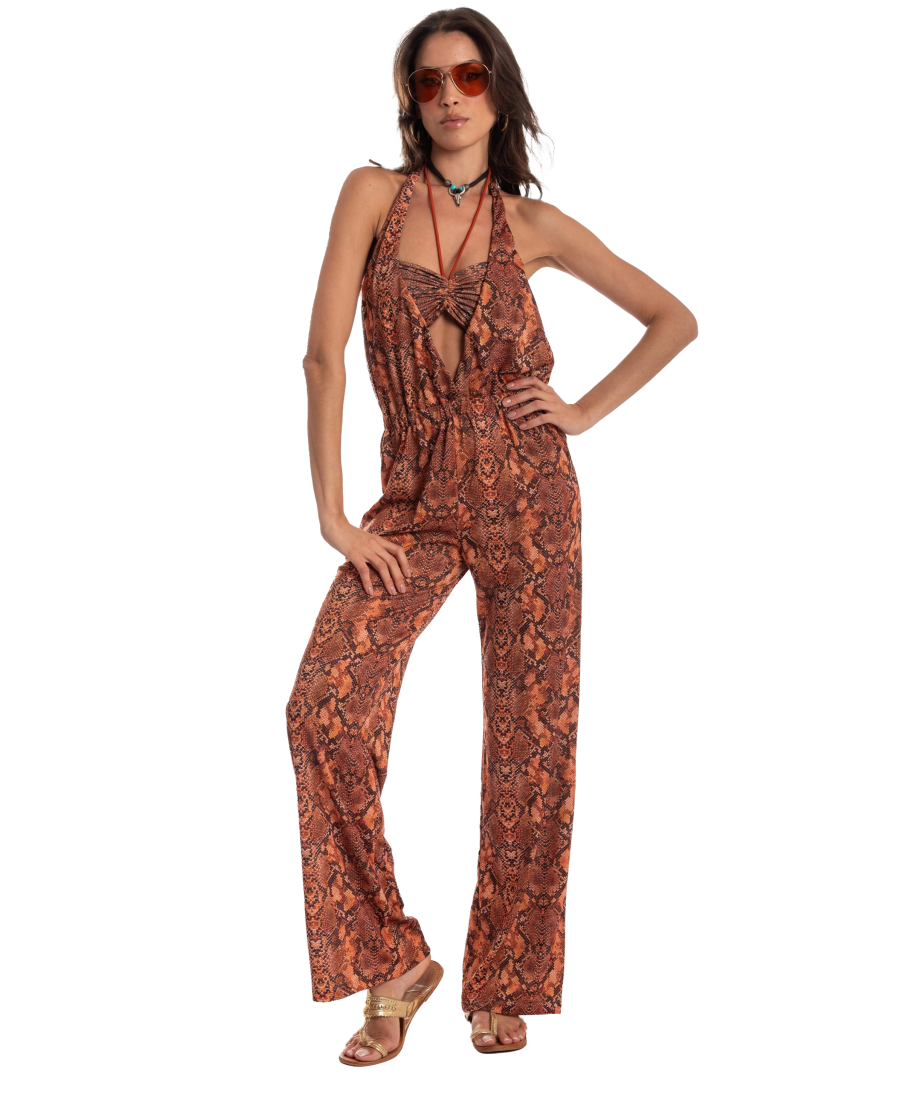 Jumpsuit Safari print