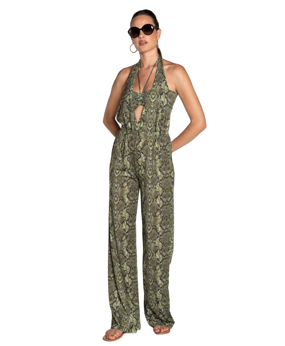Jumpsuit Safari print