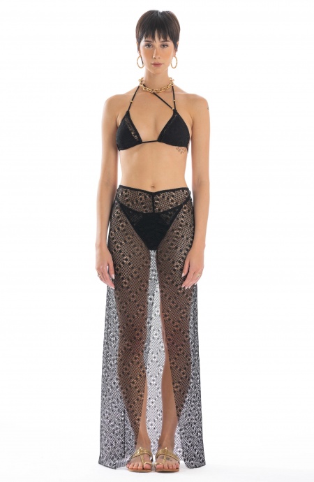 Long Lace Skirt Poisson D'Amour - 7