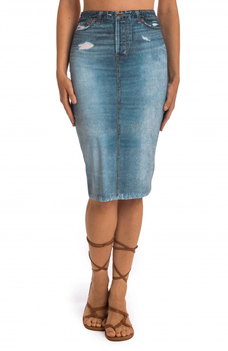 Jeans Skirt Poisson D'Amour - 6
