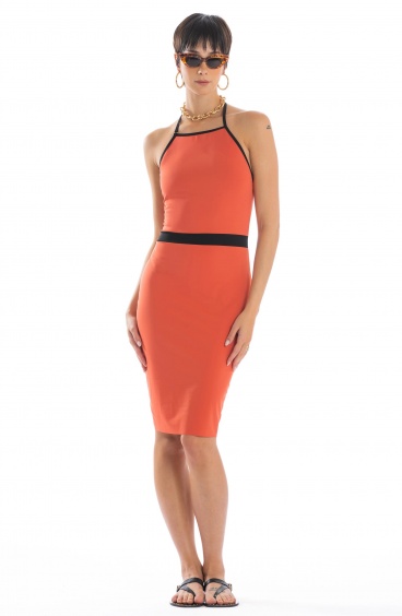 Palm Sheath Dress Poisson D'Amour - 11