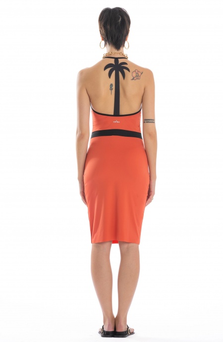 Palm Sheath Dress Poisson D'Amour - 12