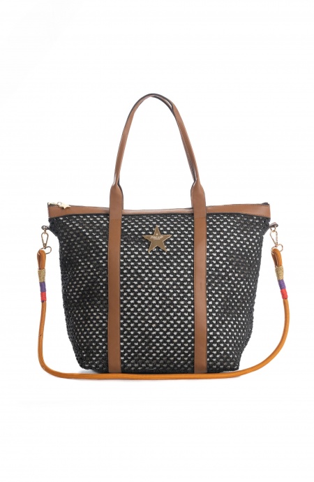 Borsa Shopper con Tracolla Pin-Up Stars - 2