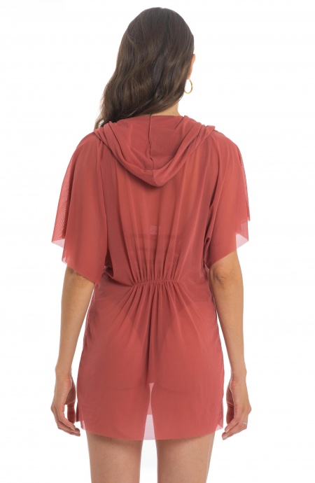 Blusa con Cappuccio Pioggia di Strass Pin-Up Stars - 4