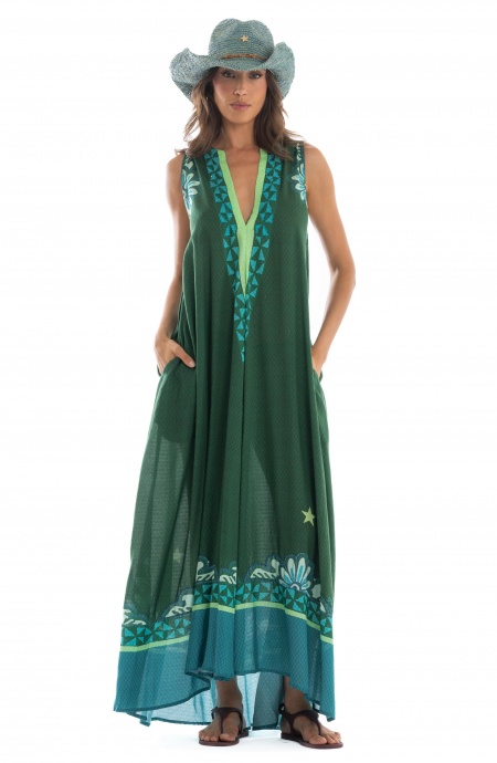 Abito Lungo Tribal Sea Pin-Up Stars - 2