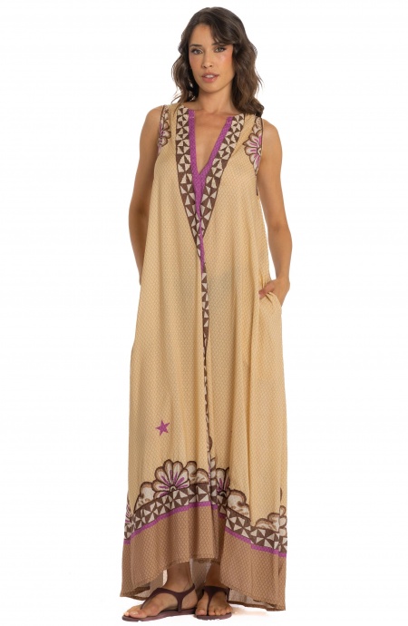 Abito Lungo Tribal Sea Pin-Up Stars - 4