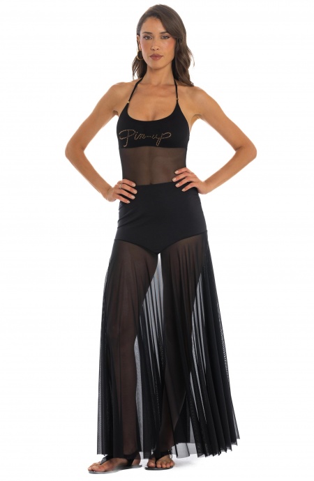 Costume da Bagno Intero Strass Tulle Pin-Up Stars - 7 Costume da Bagno Intero Strass Tulle Pin-Up Stars - 7