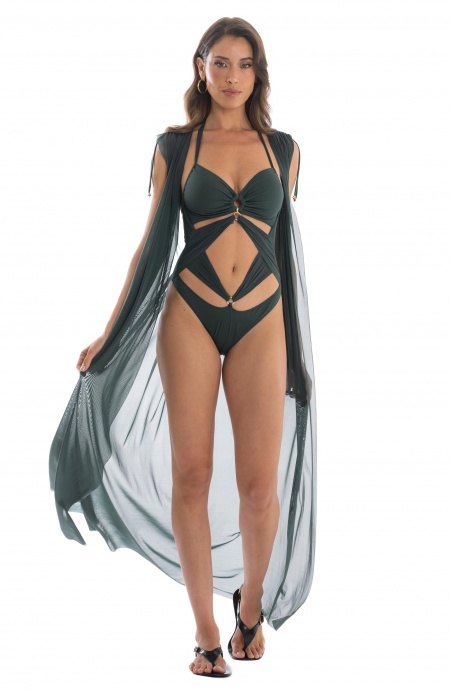 Abito Vestaglia Tulle Tinta Unita Pin-Up Stars - 4