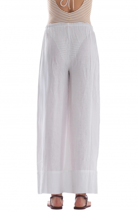 Pantalone Ricamato Lino Pin-Up Stars - 6