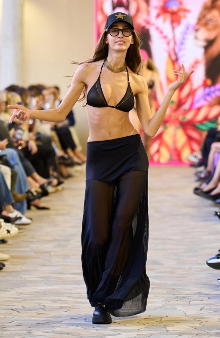 TULLE BASACA LICRA T PLAIN SKIRT Pin-Up Stars - 8