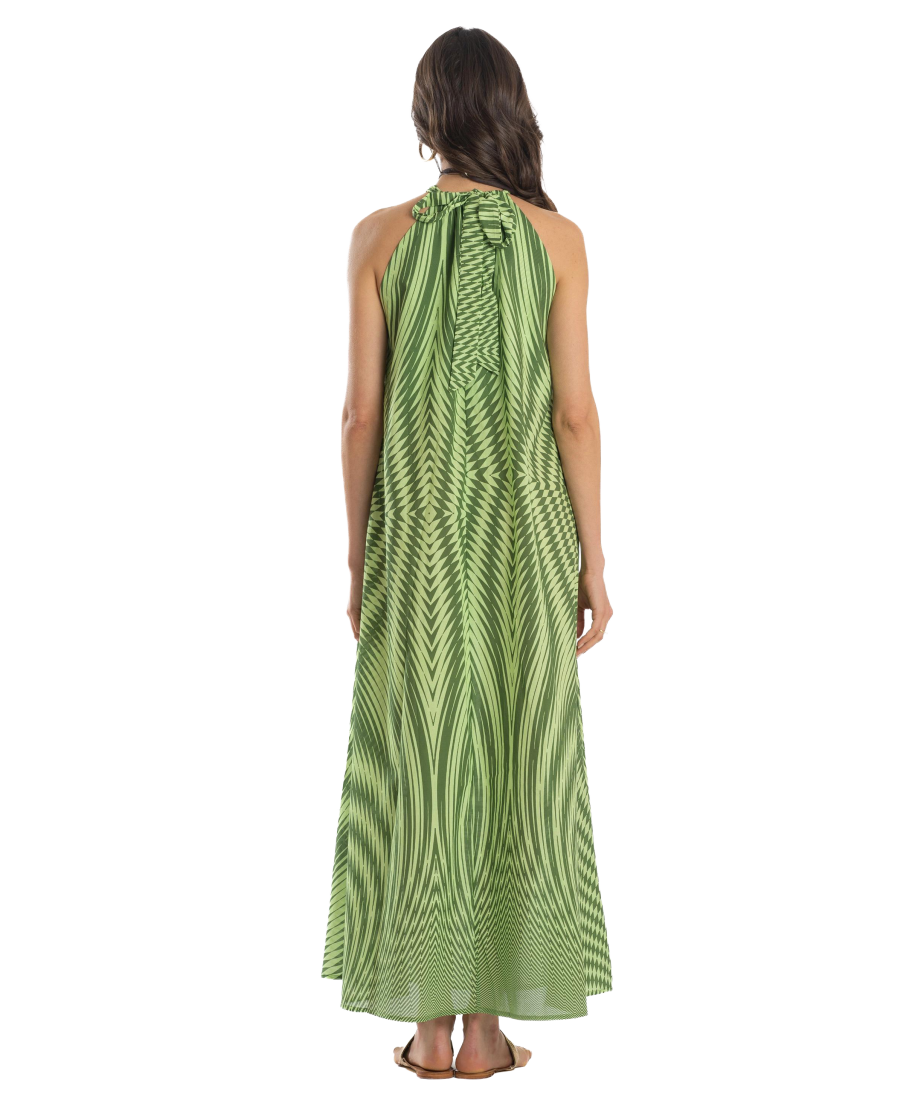 Optical Long Dress