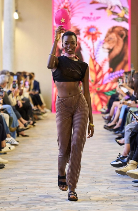 T-Shirt Tulle Tinta Unita Pin-Up Stars - 5