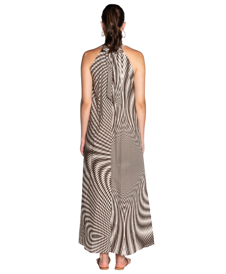 Optical Long Dress