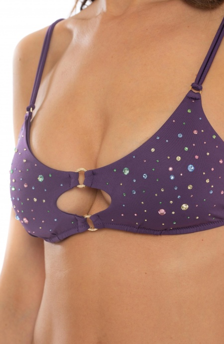 Bikini Brassiere Pioggia di Strass Pin-Up Stars - 15