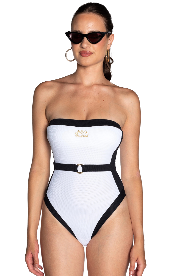 One Piece bikini w/belt Pin Up Club series