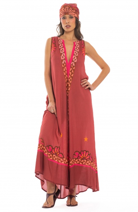 Tribal Sea Long Dress Pin-Up Stars - 9