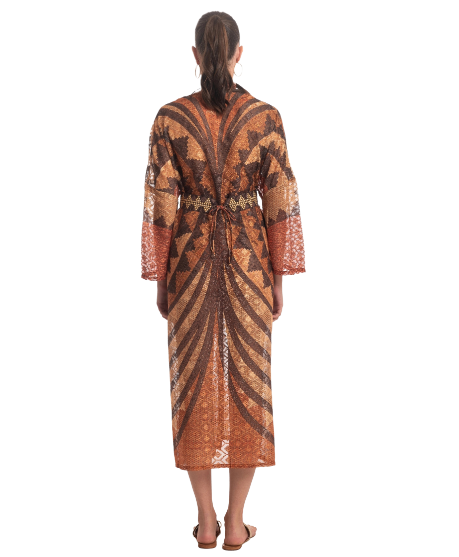 African Woven Kimono