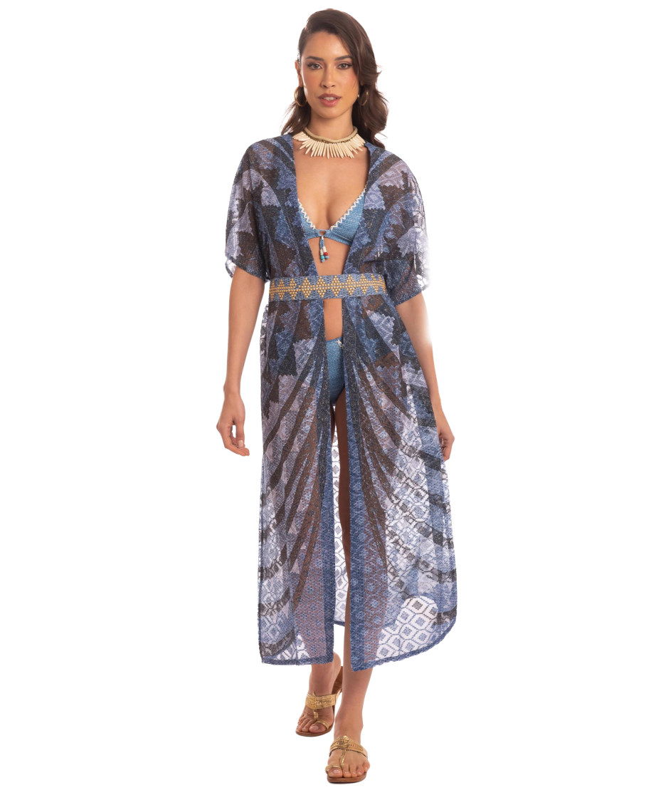 African Woven Kimono