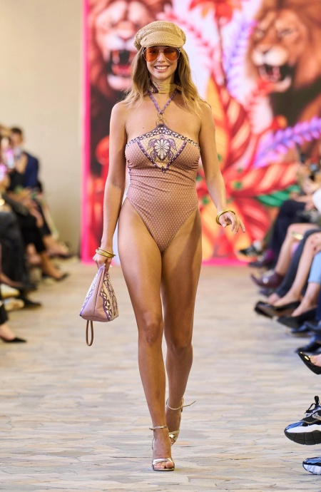 Anella Studs Tribal Sea One Piece Swimsuit Pin-Up Stars - 13