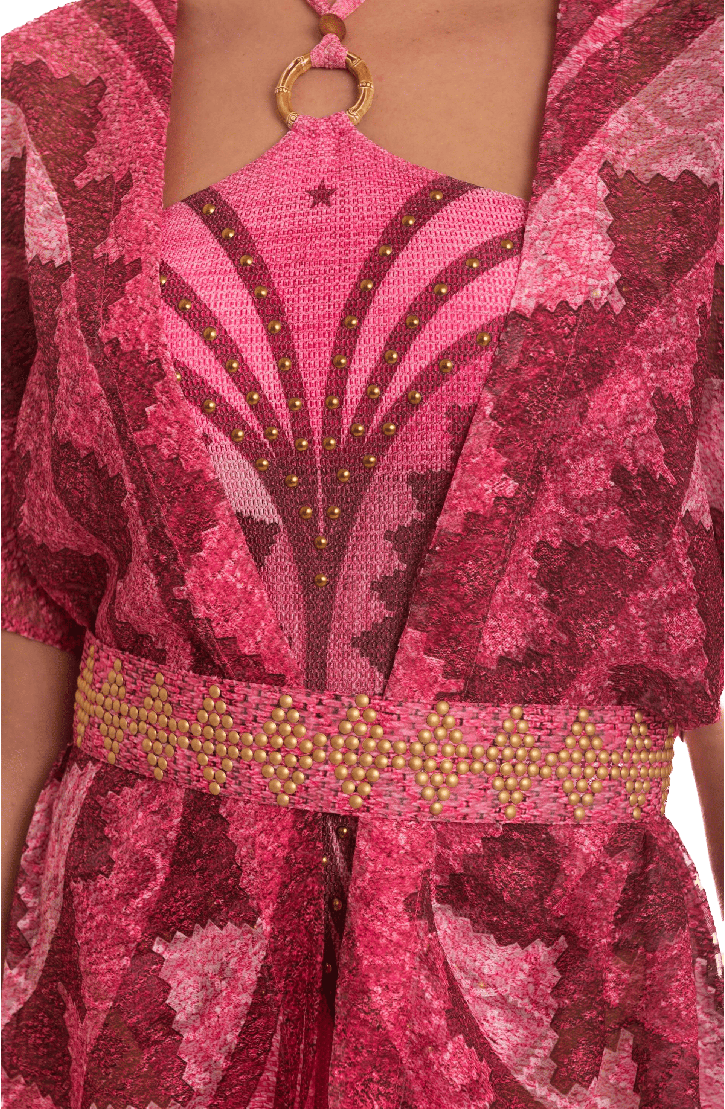 African Woven Kimono