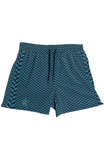 MEN'S BOXER SHORTS HERRINGBONE PRINT Pin-Up Stars - 4