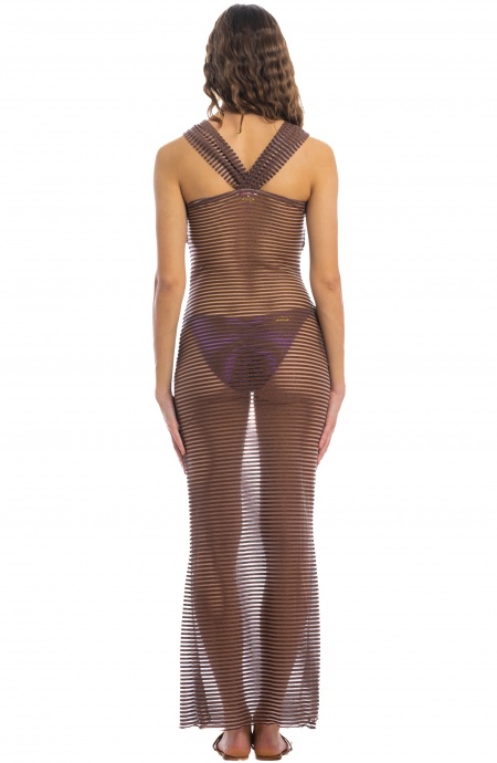 Langes Kleid Riga Gold - 12