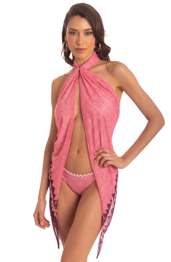 African Braided Scarf Top