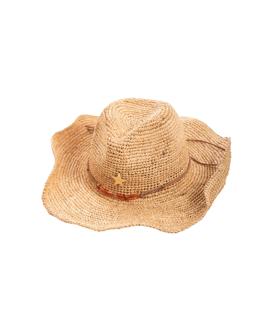 Cappello Rafia Pin-Up Stars