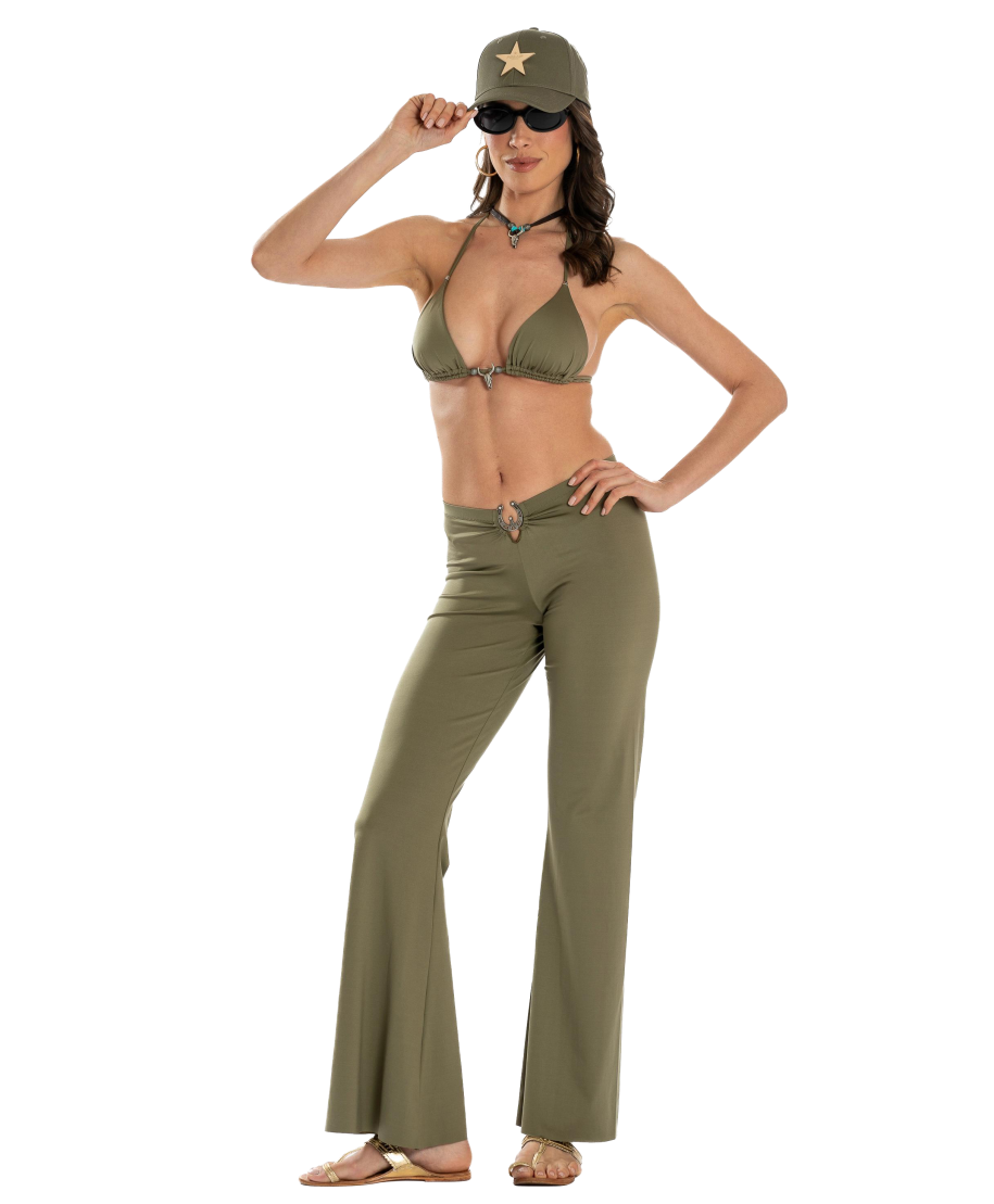 Horseshoe Pant Solid Color