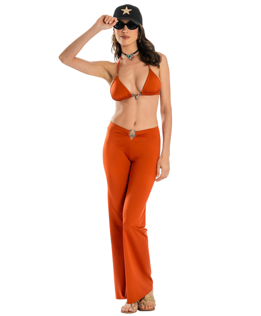 Horseshoe Pant Solid Color