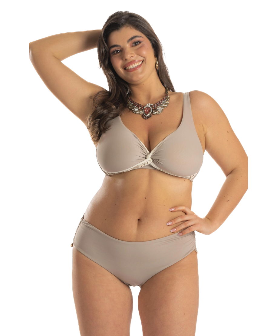 Double Face Curvy High Bikini Briefs