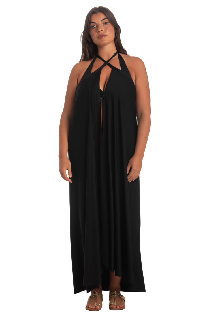 Long Pareo Skirt Solid Color