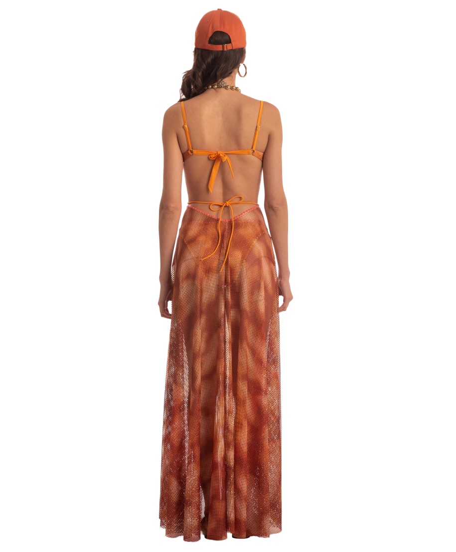 Abito Pareo Rete Double Face