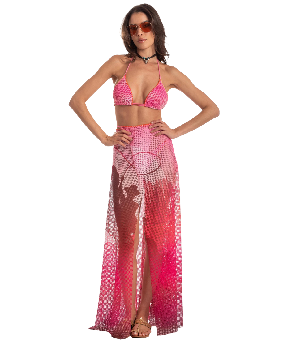 Abito Pareo Rete Double Face