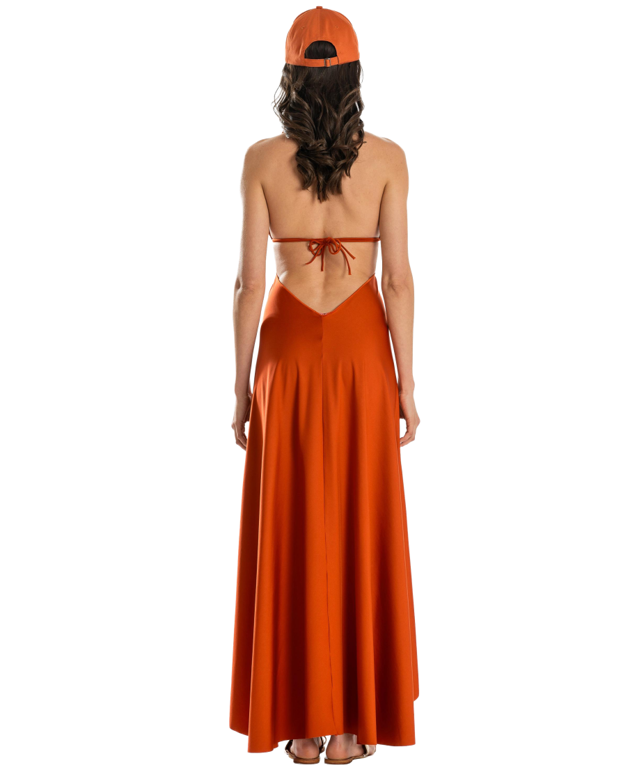 Solid Color Pareo Dress