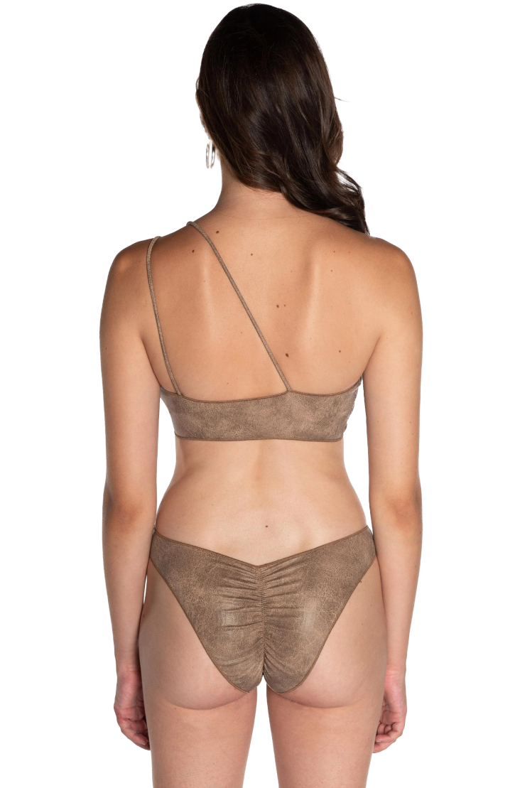 Swimsuit Trikini Vegan Leather
