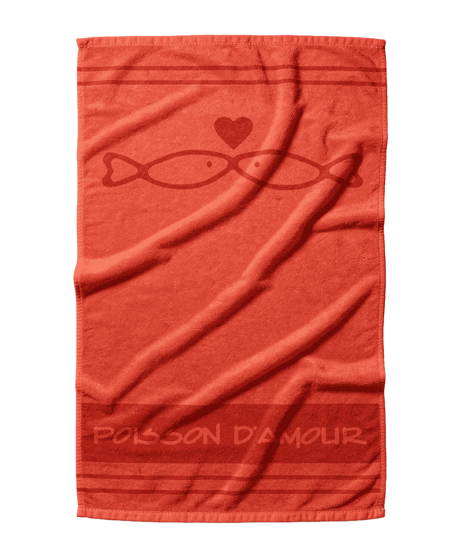 Poisson d'Amour Beach Towel