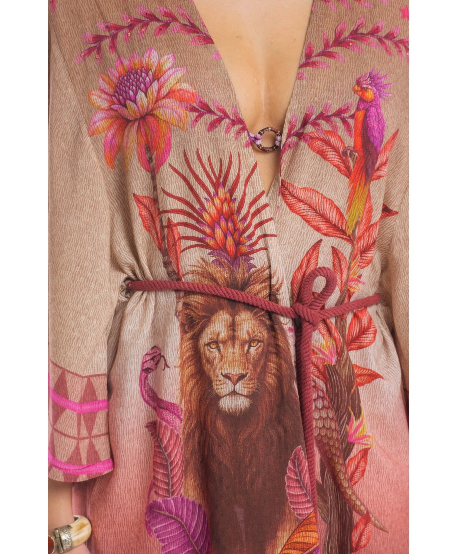 Lion King Short Kimono