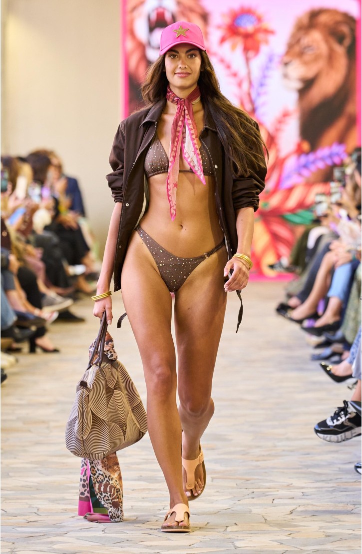 Rhinestone Rain Triangle Bikini