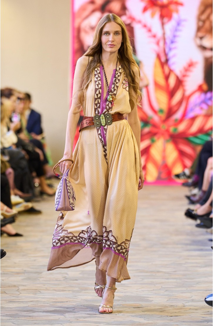 Tribal Sea Long Dress
