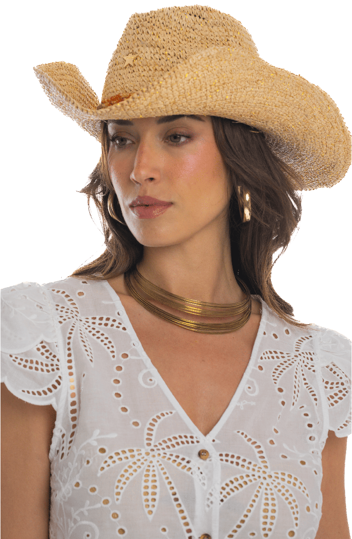 Cowboy Hat Pin-Up Stars
