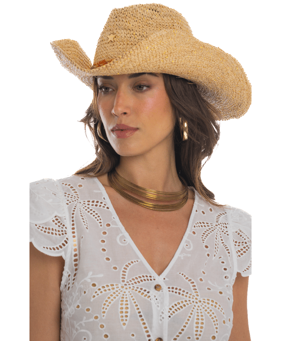 Cowboy Hat Pin-Up Stars