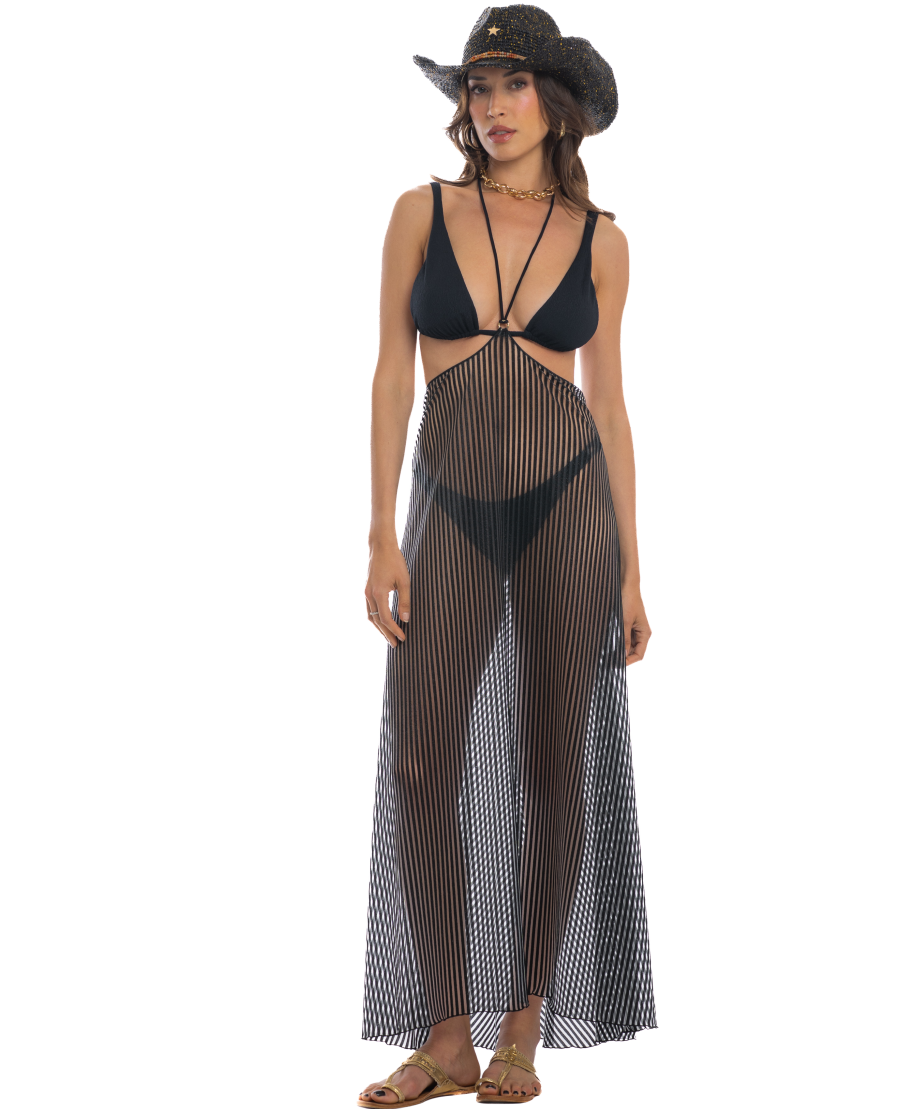 Gold Line Pareo Dress