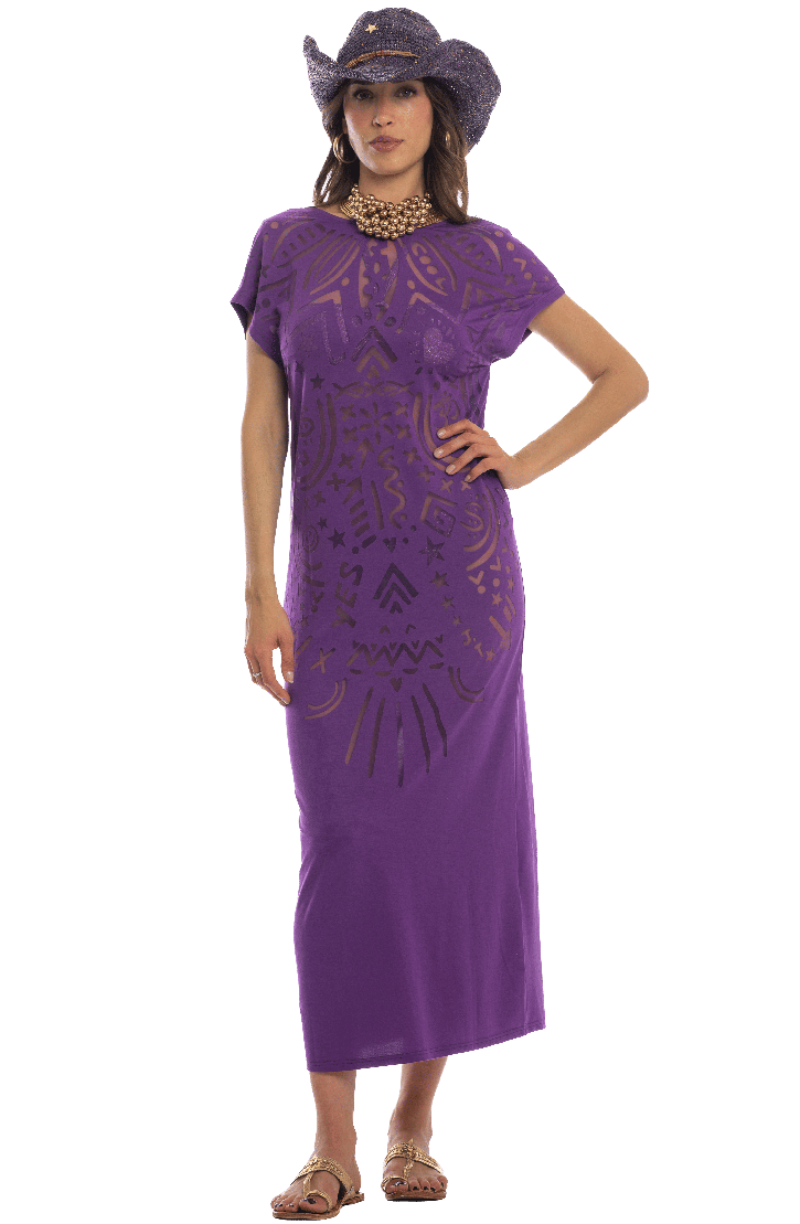 Long Graffiti Dress