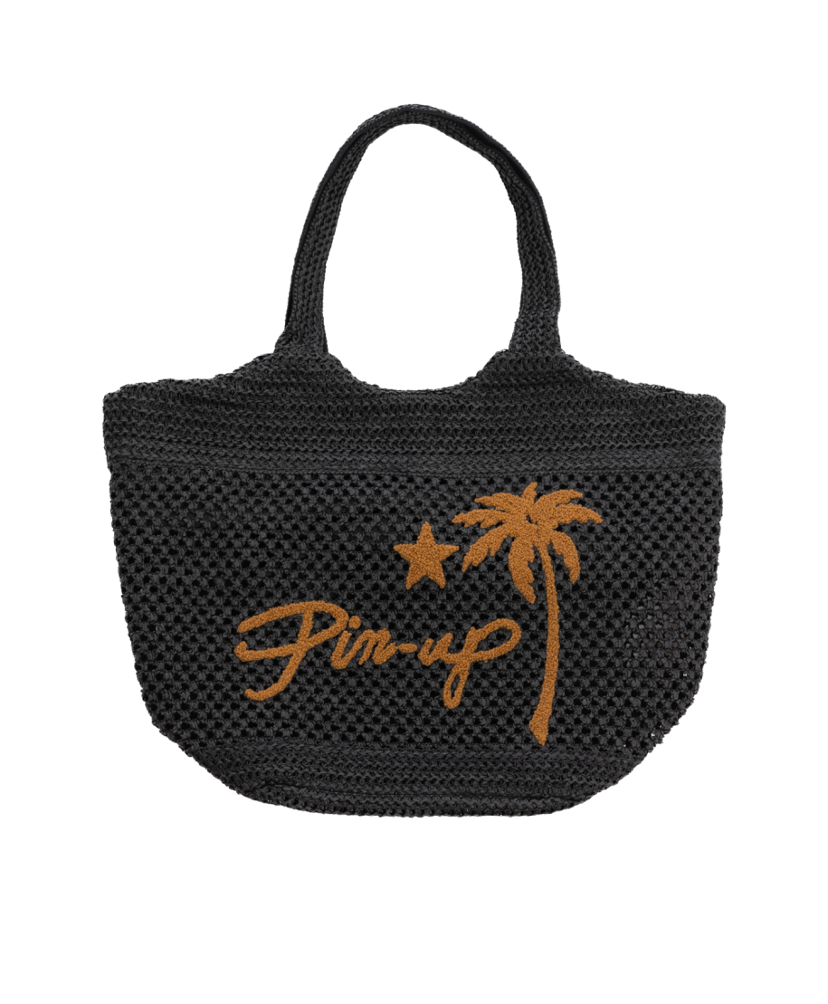 Ecological Raffia Bucket Bag Pin-Up