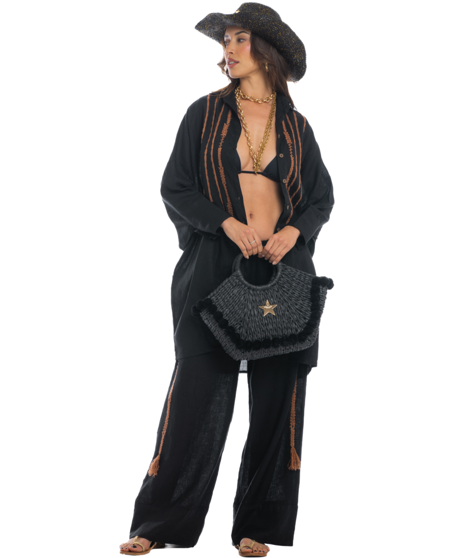 Borsa Secchiello Pon Pon