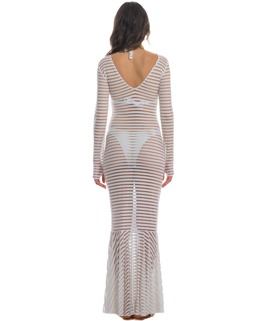 Marina Gold Long Dress