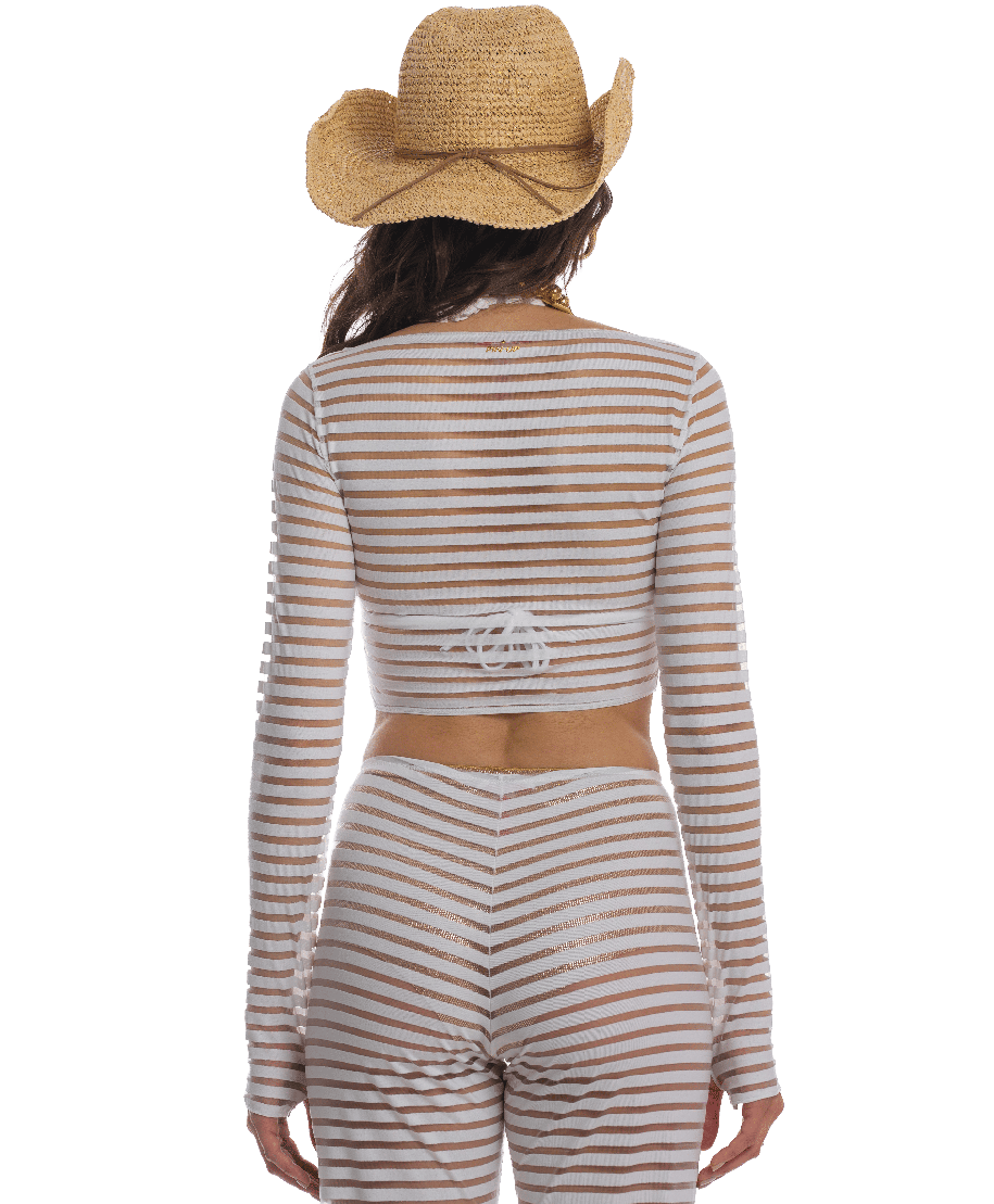 Marina Gold Crop Top